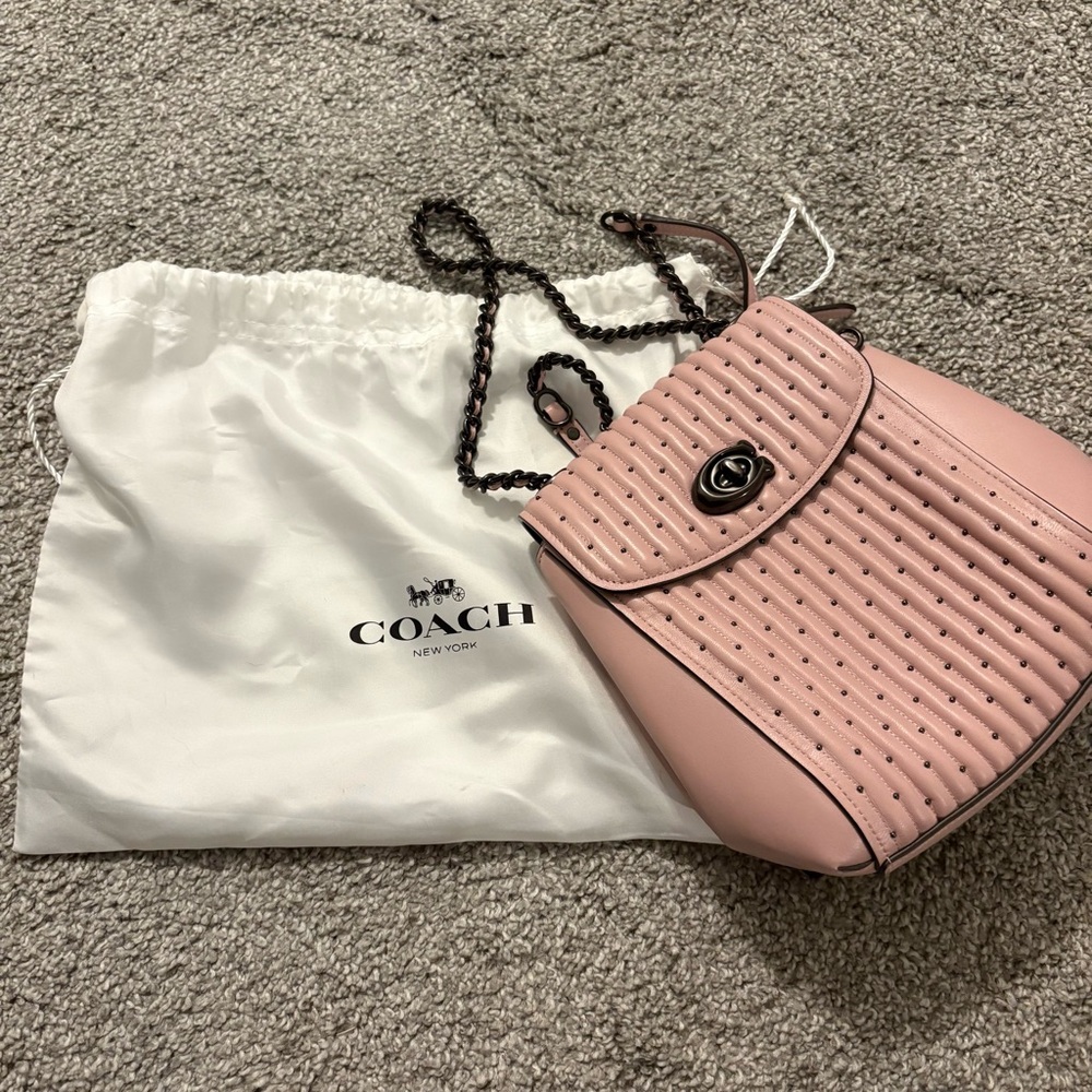 Pink Coach Backpack - Picture 7 of 8